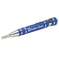Fix-it 8 Bit Metal Pen Style Tool Kit w/ Clip (4 1/4"x1/2")